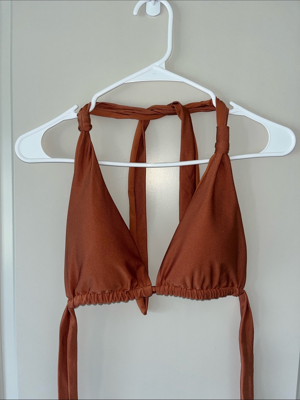 Somerfield Swim Rust Orange Bikini Top